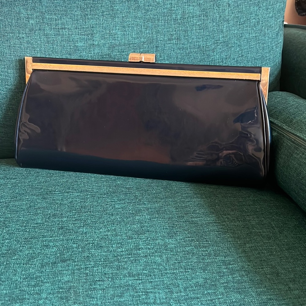Vintage Blue Clutch